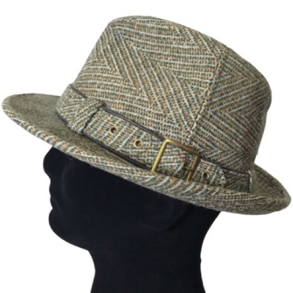 Vintage Charles Knox Tweed Fedora Hat - Picture 9 of 9